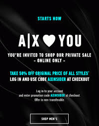 Maybe you would like to learn more about one of these? You Re Invited Shop The Private Sale Armani Exchange Email Archive
