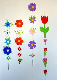 Bastelsachen Basteln Blumengirlanden Tulpen Basteln Blumen Basteln Fruhlingsblumen Basteln