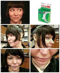 Cover Hide Dimple Dimples Cheek Face Piercing This Is How I Cover My Cheek Or Dimple Piercing For Work With My Face Piercings Faux Bangs Dimple Piercing