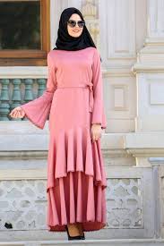 Neva Style Volan Kol Gul Kurusu Tesettur Elbise 41840gk Tesetturisland Com Elbise The Dress Musluman Elbisesi