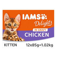Iams Delights Kitten Chicken In Gravy Multipack Ocado