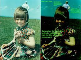 Is the Solway Firth Spaceman, Jim's wife? 'They've been picking flowers,  she was bent down picking them and stood up and … | Alien photos, Creepy  photos, Grey alien