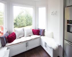 Very large closed in round topped window in a oblong area. Bay Window With Seating Area Contemporary Kitchen Philadelphia By Dremodeling Houzz Ie