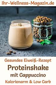 Cappuccino Proteinshake Mit Quark Eiweissshake Rezept Zum Abnehmen Eiweissshake Rezept Rezepte Rezepte Abnehmen