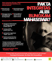 Pakta integritas atasi problem mahasiswa. Pakta Integritas Alibi Bungkam Mahasiswa Pinterpolitik Com