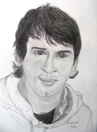 Lionel messi moest woensdagavond noodgedwongen op de tribune plaatsnemen voor het op de beelden is namelijk te zien hoe thiago het embleem van juventus tekent en toont aan zijn vader. Lionel Messi Tekening Door Fredessin Artmajeur