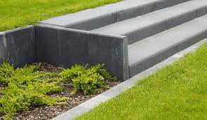 tuin niveauverschil stone style hellende tuin tuin tuin trappen