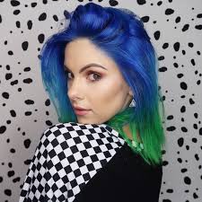 THE BLUE HAIR IS BACK