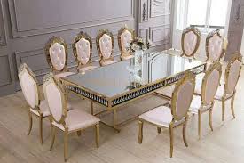 From the more common rectangular tables to elevated tables, your choices are unlimited. China Wrought Iron Indoor Dining Chair Set Dining Furniture Gold Metal Frame Stainless Steel Chair China White Dining Chairs Parsons Chairs