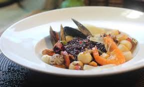 Risotto De Riz Noir Riz Venere Aux Fruits De Mer Recette Recettes De Cuisine Riz Noir Recettes Pour Diabetiques