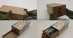 Cara membuat kotak tisu dari bahan bekas. Cara Membuat Tempat Tisu Dari Kardus Sepatu Dan Kertas Kado Membuat Itu