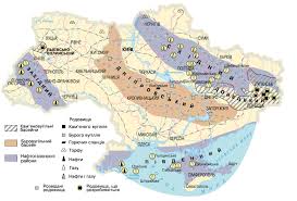У межах україни наявні три нафтогазоносні регіони: Vidobuvna Promislovist Sajt Geografiamozil2