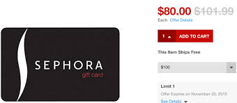 Sephora gift card number and pin. Staples 100 Sephora Gift Card 80 Shipped Gift With Purchase