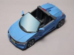 paper model honda s660 2015 ペーパーモデル ペーパークラフト モデル