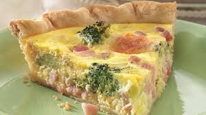 Ham And Broccoli Quiche Recipe Quiche Recipes Food Network Recipes Ham And Broccoli Quiche
