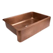 Home depot canada kitchen faucets chasitypeffer co. Sinkology Lange Farmhouse Undermount Copper Sink 32 Inch Single Bowl Kitchen Sink In Antiq The Home Depot Canada