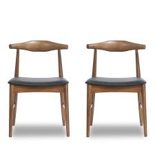 You can be comfortable and stylish with all the seating we have to offer. Mid Century Modern Silas Black Pu Leather Dining Chair Set Of 2 Ash3264