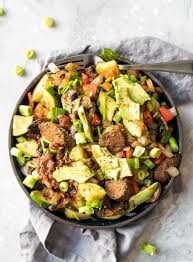 Breakfast foods that are loaded with carbs and sugar are still allowed for vegans, so dietary discretion is still important. Easy Vegan Breakfast Skillet High Protein Running On Real Food