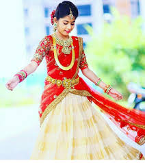 31 Halfsaree Photography Ideas Half Saree Half Saree Function Saree Designs Simplified poses to help artists. half saree