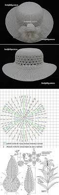 Un Sombrero Para El Verano Con Campos Densos Crochet Summer Hats Crochet Hats Crochet
