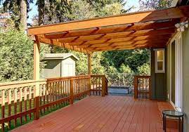 Covered Deck And Pergola Roof Design Ideas 13 Googodecor Budget Patio Pergola Backyard Porch