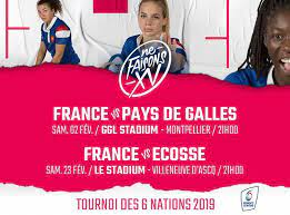 Le calendrier des matchs du tournoi des 6 nations est établi sur cinq journées. France Feminines Ouverture Billetterie Tournoi Des 6 Nations 2019