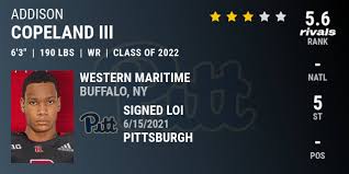 Addison Copeland III 2022 Wide Receiver Pittsburgh