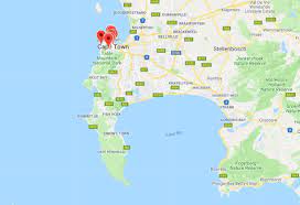 Location map for green point stadium, green point, cape town, western cape province, south. Map Of Cape Town