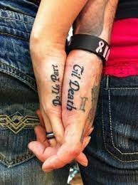 If you're sure then no worries…. Matching Couples Tattoos Inspo Because Relationshipmatters Marriage Tattoos Married Couple Tattoos Couples Tattoo Designs