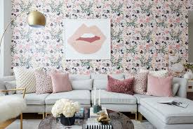 Living room in britney spears' former home. Inside One House Beautiful Editor S Glam Living Room Makeover Decorist