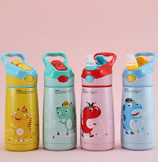 500ml Baby Dinosaur Feeding Cup Stainless Steel Milk Thermos For Children Insulated Hot Water Bottle Leak Poof Thermal Cup Cups Aliexpress