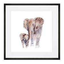 The most common safari animals print material is cotton. Framed Safari Mom And Baby Animal Print Set Of 4 By Brett Blumenthal Tiny Toes Design