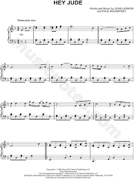 The beatles were the most influential popular music group of the rock era. The Beatles Hey Jude Sheet Music Piano Solo In F Major Download Print Sku Mn0084908