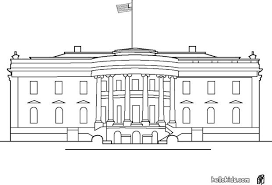 A vector, black and white illustration of president putin. The United States Symbols Coloring Pages White House House Colouring Pages White House Drawing House Colouring Pictures