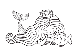 One creature that often emerges from past stories is a mermaid. Mermaid Coloring Pages Happies