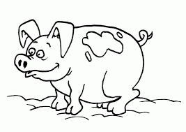 Here's a set of free printable alphabet letter images for you to download and print. Colouring Pictures Of Pigs Coloring Home