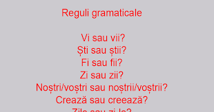Opinile evidențiate în acest articol aparțin exclusiv autorului. Pin On Gramatica RomanÄ