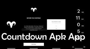 Based on the horror movie countdown, this app will predict exactly how long is left. Countdown App Real