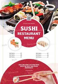 11 best photos of free soul food flyers food flyer.soul food dinner sale flyer april 16, 2020 by danish. Sushi Restaurant Menu Psd Flyer Template 30164 Styleflyers