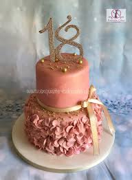 Birthday cake designs for girls. Rose Gold 18th Birthday Cake Birthday Cake Roses 18th Birthday Cake For Girls 18th Birthday Cake