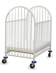 La Baby Metal Super Mini Port A Crib White Cribs Portable Crib La Baby