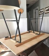 Diy Esstisch In 2020 Diy Dining Room Table Diy Kitchen Table Ikea Dining