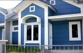 Kombinasi warna cat rumah biru muda cerah dengan perpaduan warna yang elegan dan cantik. 30 Warna Cat Rumah Modern Yang Bagus Dan Terbaru