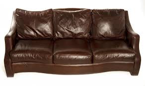 The most common camel back sofa material is faux leather. Sold Price Thomasville Brown Leather Sofa February 6 0119 10 00 Am Est