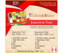 central kitchen new, , tiffins menu