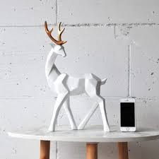 50 Awesome Animal Sculptures Figurines For Home Decor Reindeer Sculpture Animal Sculptures Art Table