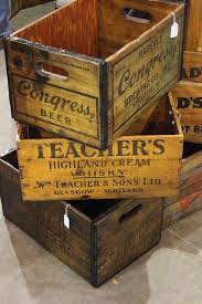 I Have A Teacher S Highland Cream Whiskey Crate One Of My Prize Possessions Vintage Crates Love These Vintage Crates Crate Decor Vintage Wooden Crates