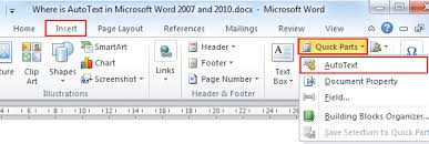 You can insert a text box into the word file, and then drag the text box on the picture, please do as this: Where Is The Insert Autotext In Microsoft Word 2007 2010 2013 2016 2019 And 365