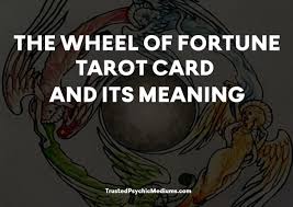 The wheel of fortune indicates that one is coming. The Wheel Of Fortune Tarot And Its Meaning For Love And Money