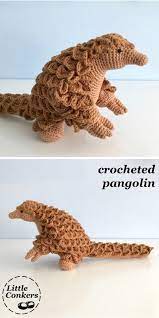Download free books in pdf format. Crocheted Pangolin Little Conkers Cute Crochet Crocodile Stitch Crochet Projects